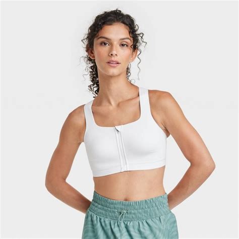 all in motion sports bra high support|target zip front sports bra.